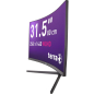Preview: TERRA LCD/LED 3285W HA black CURVED USB-C/HDMI/DP